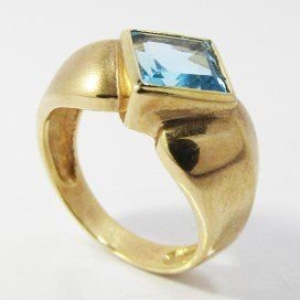 SORTIJA ORO AMARILLO PIEDRA