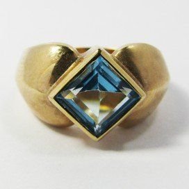 SORTIJA ORO AMARILLO PIEDRA