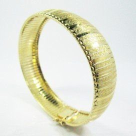 PULSERA SRA. ORO AMARILLO ITALIANO LISO