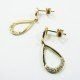 PENDIENTES ORO AMARILLO PIEDRA