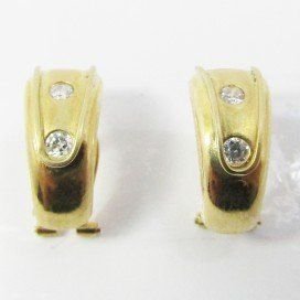 PENDIENTES ORO AMARILLO PIEDRA