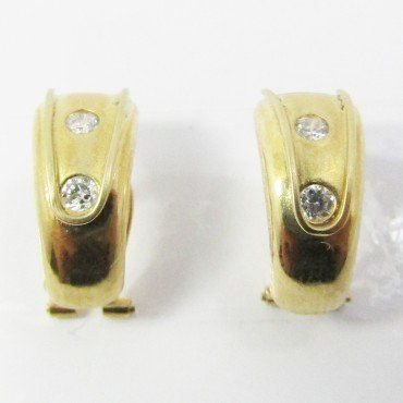 PENDIENTES ORO AMARILLO PIEDRA
