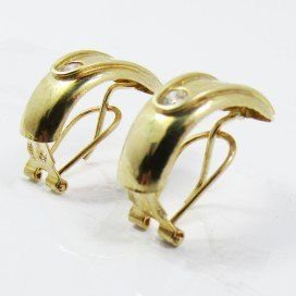 PENDIENTES ORO AMARILLO PIEDRA