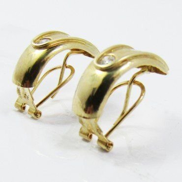 PENDIENTES ORO AMARILLO PIEDRA