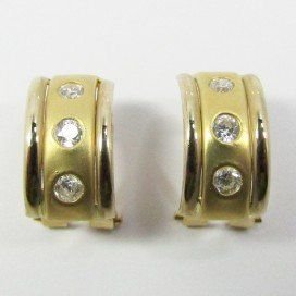 PENDIENTES ORO AMARILLO PIEDRA
