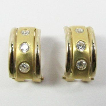 PENDIENTES ORO AMARILLO PIEDRA