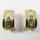 PENDIENTES ORO AMARILLO PIEDRA