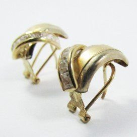 PENDIENTES ORO AMARILLO PIEDRA