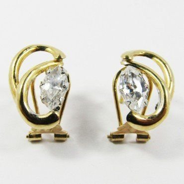 PENDIENTES ORO AMARILLO PIEDRA