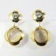 PENDIENTES ORO AMARILLO PIEDRA