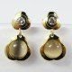 PENDIENTES ORO AMARILLO PIEDRA