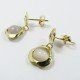 PENDIENTES ORO AMARILLO PIEDRA