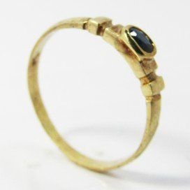 SORTIJA ORO AMARILLO PIEDRA