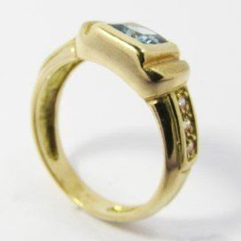 SORTIJA ORO AMARILLO PIEDRA