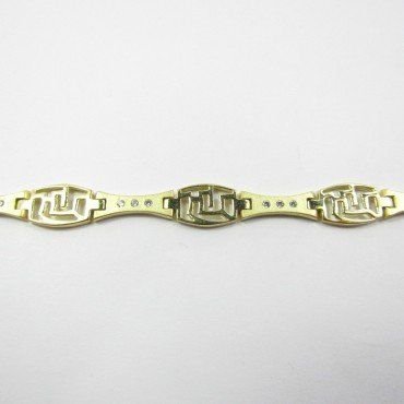 PULSERA SRA. ORO AMARILLO PIEDRA