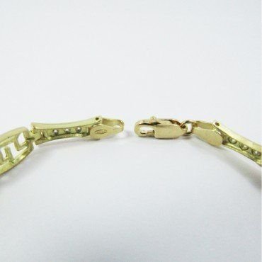 PULSERA SRA. ORO AMARILLO PIEDRA