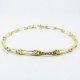 PULSERA SRA. ORO AMARILLO PIEDRA
