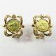 PENDIENTES AMARILLO MADRE