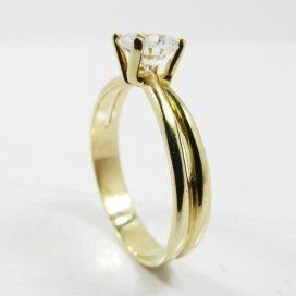 SORTIJA ORO AMARILLO PIEDRA