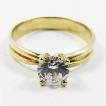 SORTIJA ORO AMARILLO PIEDRA
