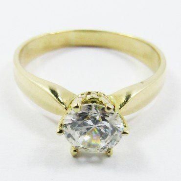 SORTIJA ORO AMARILLO PIEDRA