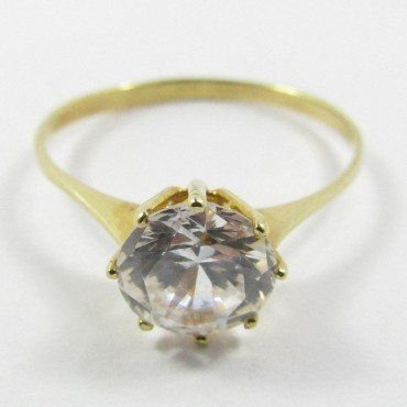 SORTIJA ORO AMARILLO PIEDRA