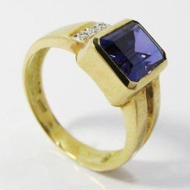 SORTIJA ORO AMARILLO PIEDRA