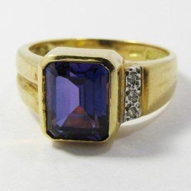 SORTIJA ORO AMARILLO PIEDRA