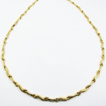 GARGANTILLA ORO AMARILLO ITALIANO LISO