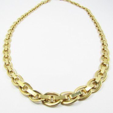 GARGANTILLA ORO AMARILLO ITALIANO LISO
