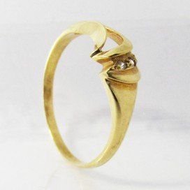 SORTIJA ORO AMARILLO PIEDRA