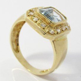 SORTIJA ORO AMARILLO PIEDRA
