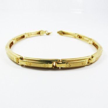 PULSERA SRA. ORO AMARILLO ITALIANO LISO
