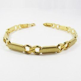 PULSERA SRA. ORO AMARILLO ITALIANO LISO