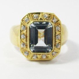 SORTIJA ORO AMARILLO PIEDRA