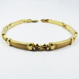 PULSERA SRA. ORO AMARILLO ITALIANO LISO