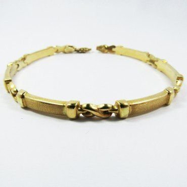 PULSERA SRA. ORO AMARILLO ITALIANO LISO