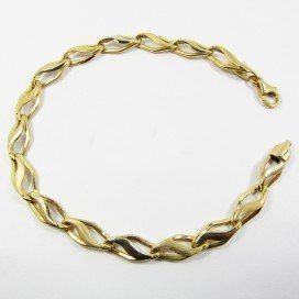 PULSERA SRA. ORO AMARILLO ITALIANO LISO