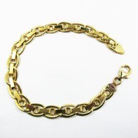 PULSERA SRA. ORO AMARILLO ITALIANO LISO