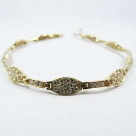 PULSERA SRA. ORO AMARILLO PIEDRA