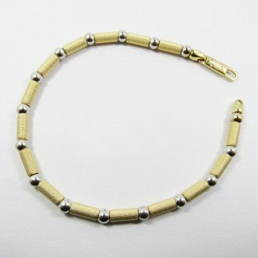 PULSERA SRA. ORO BICOLOR