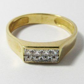 SORTIJA ORO AMARILLO PIEDRA