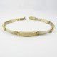 PULSERA SRA. ORO BICOLOR ITALIANO LISO