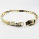 PULSERA SRA. ORO BICOLOR ITALIANO LISO