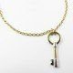 PULSERA SRA. ORO BICOLOR ITALIANO LISO