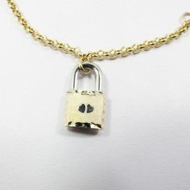 PULSERA SRA. ORO BICOLOR ITALIANO LISO
