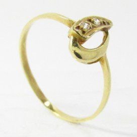 SORTIJA ORO AMARILLO PIEDRA