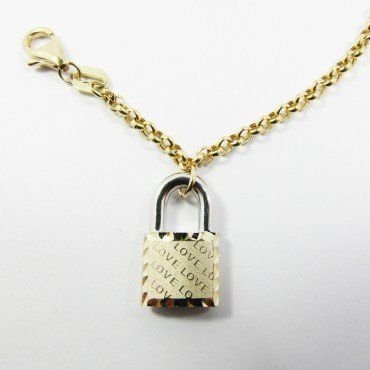 PULSERA SRA. ORO BICOLOR ITALIANO LISO