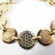 PULSERA SRA. ORO BICOLOR ITALIANO LISO