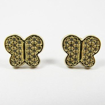 PENDIENTES ORO AMARILLO PIEDRA